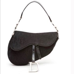 Authentic vintage Christian Dior saddle bag